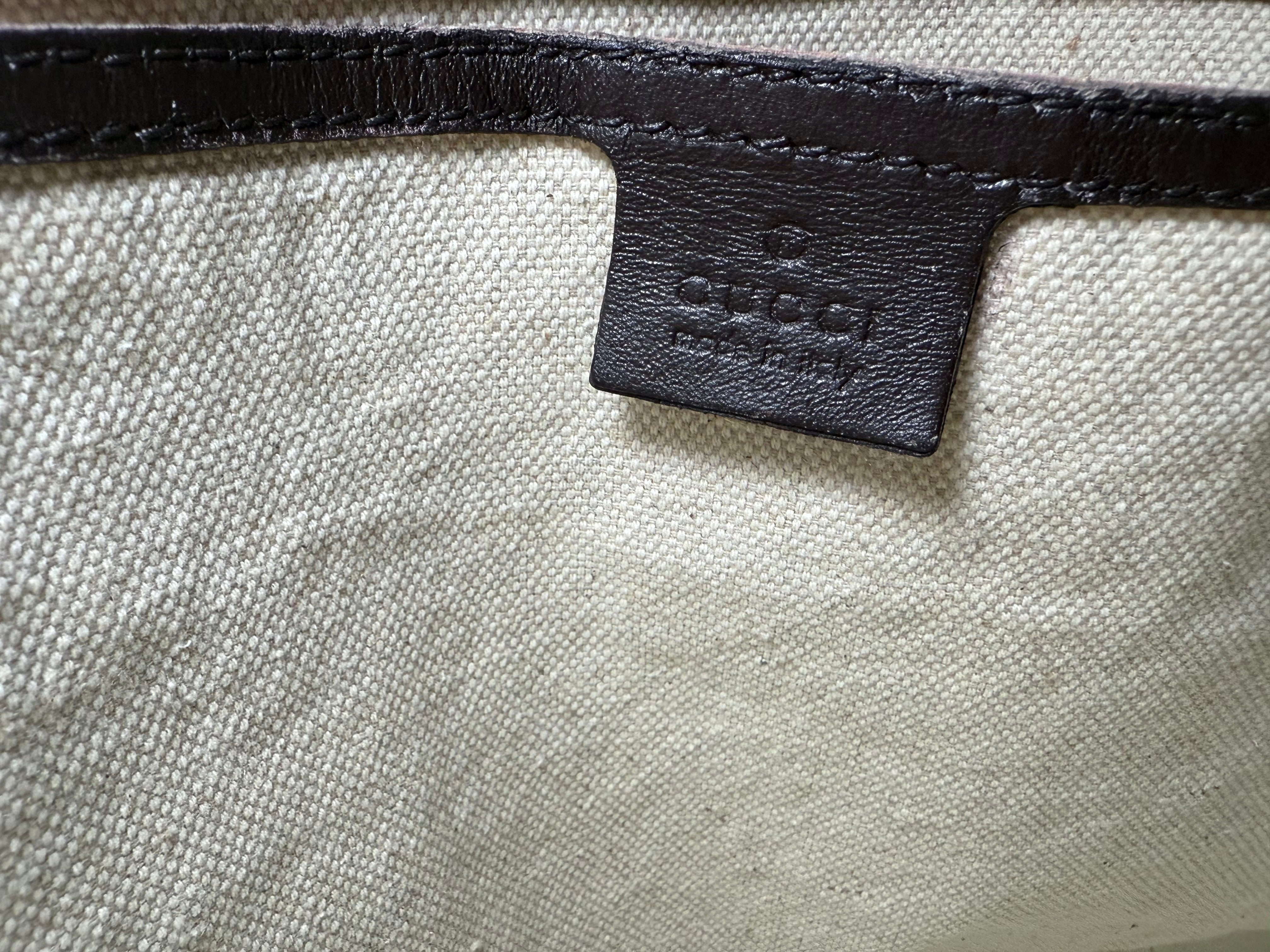 ♠️ Vintage Gucci Chocolate Canvas Tote