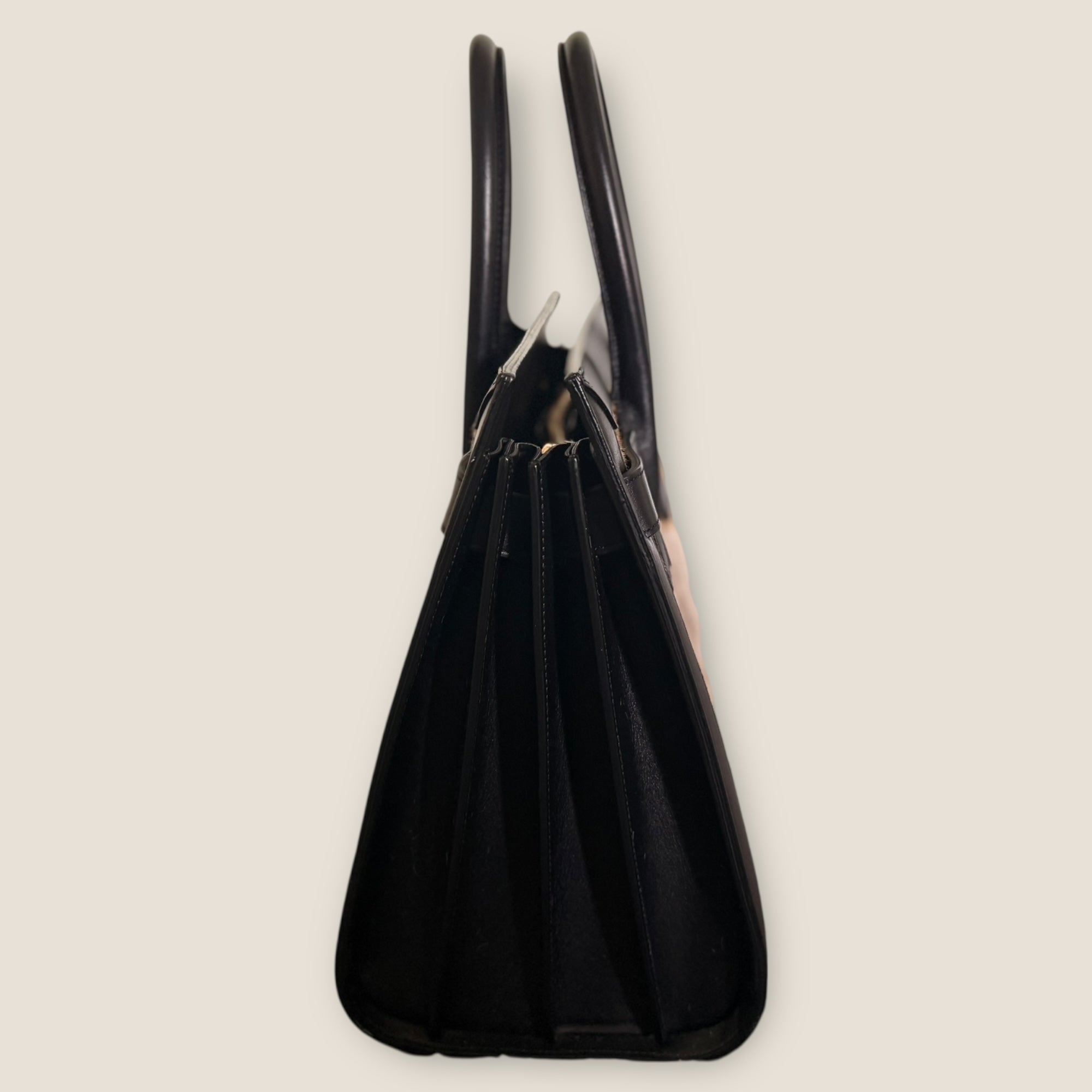 đ Saint Laurent Sac de Jour â Leopard Calf Hair & Black Leather (Large)