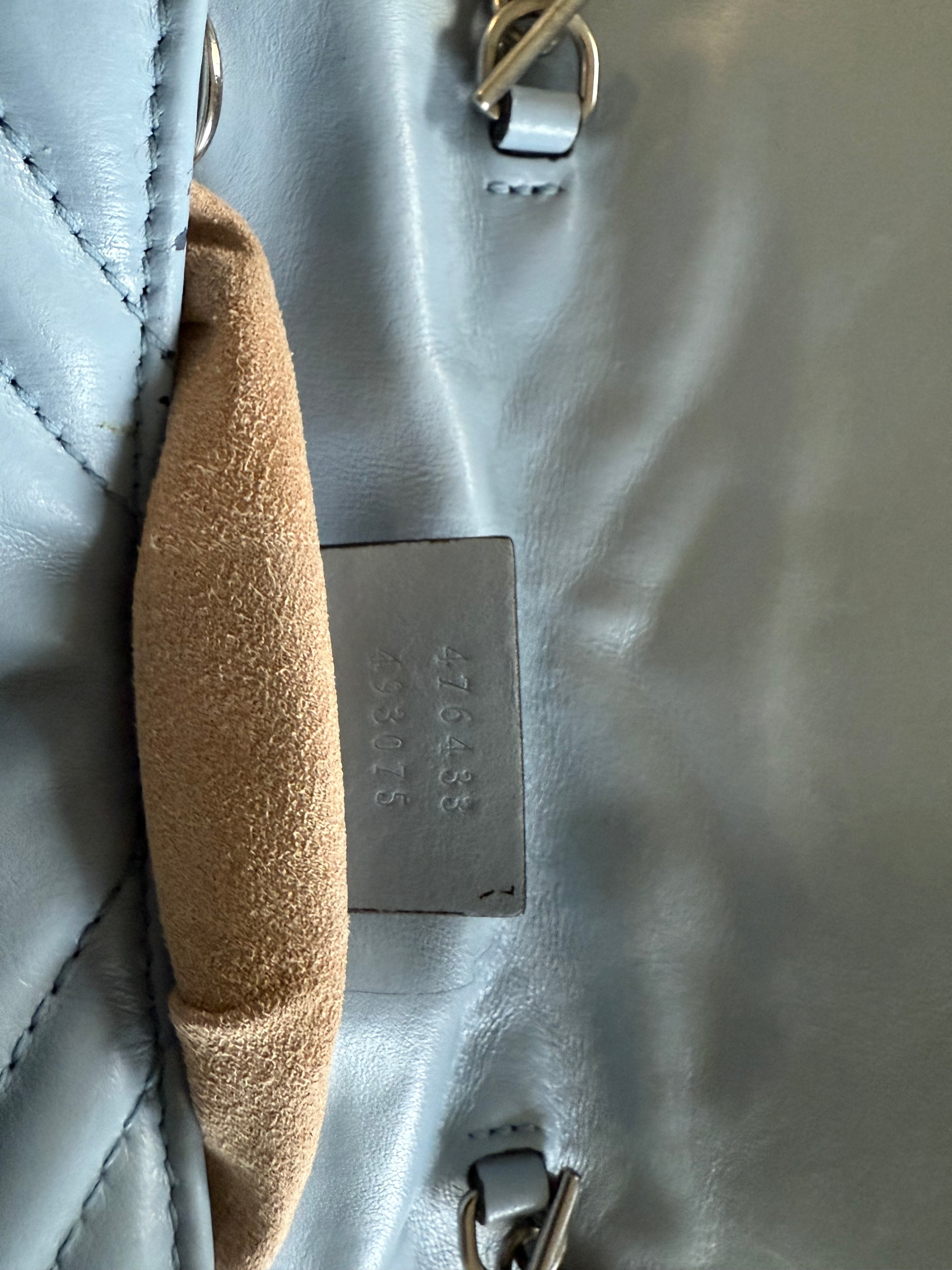 🧊Gucci Marmont Mini Crossbody – Powder Blue