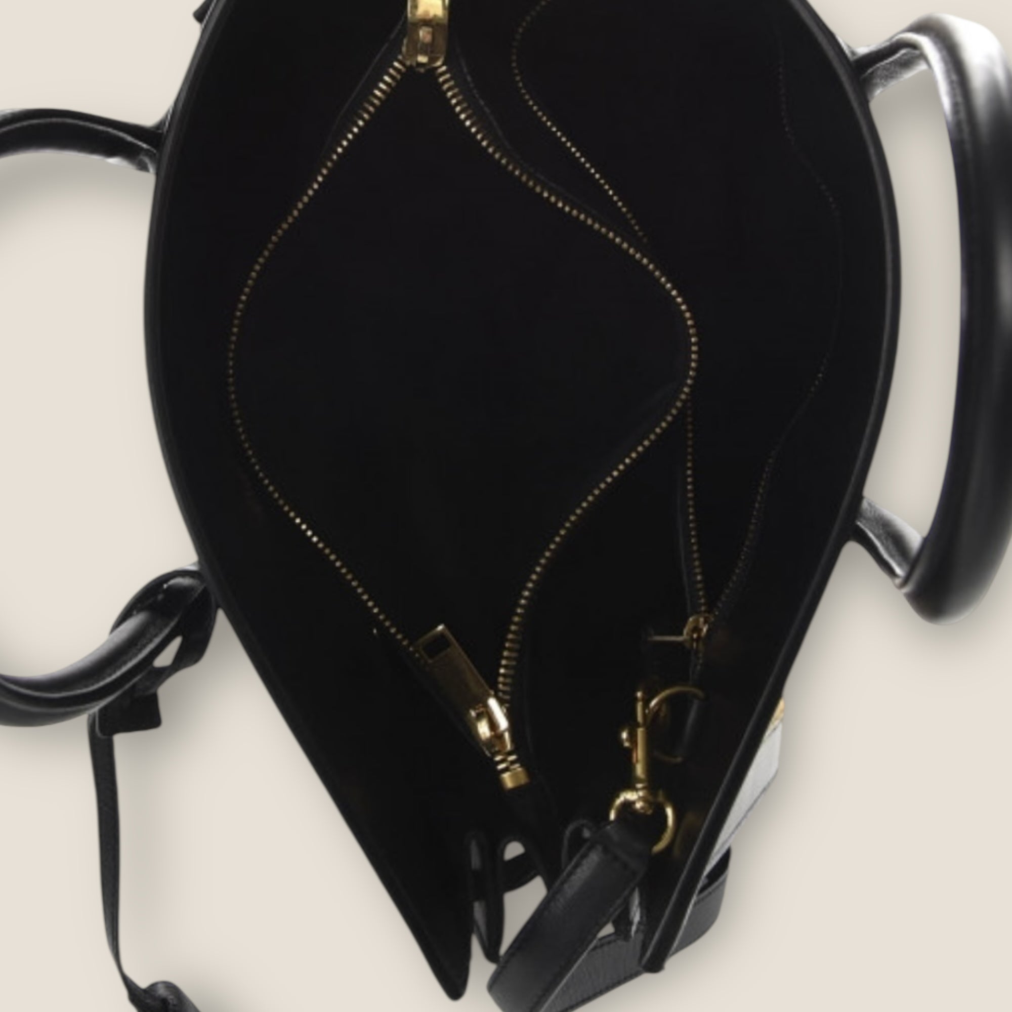 đ Saint Laurent Sac de Jour â Leopard Calf Hair & Black Leather (Large)