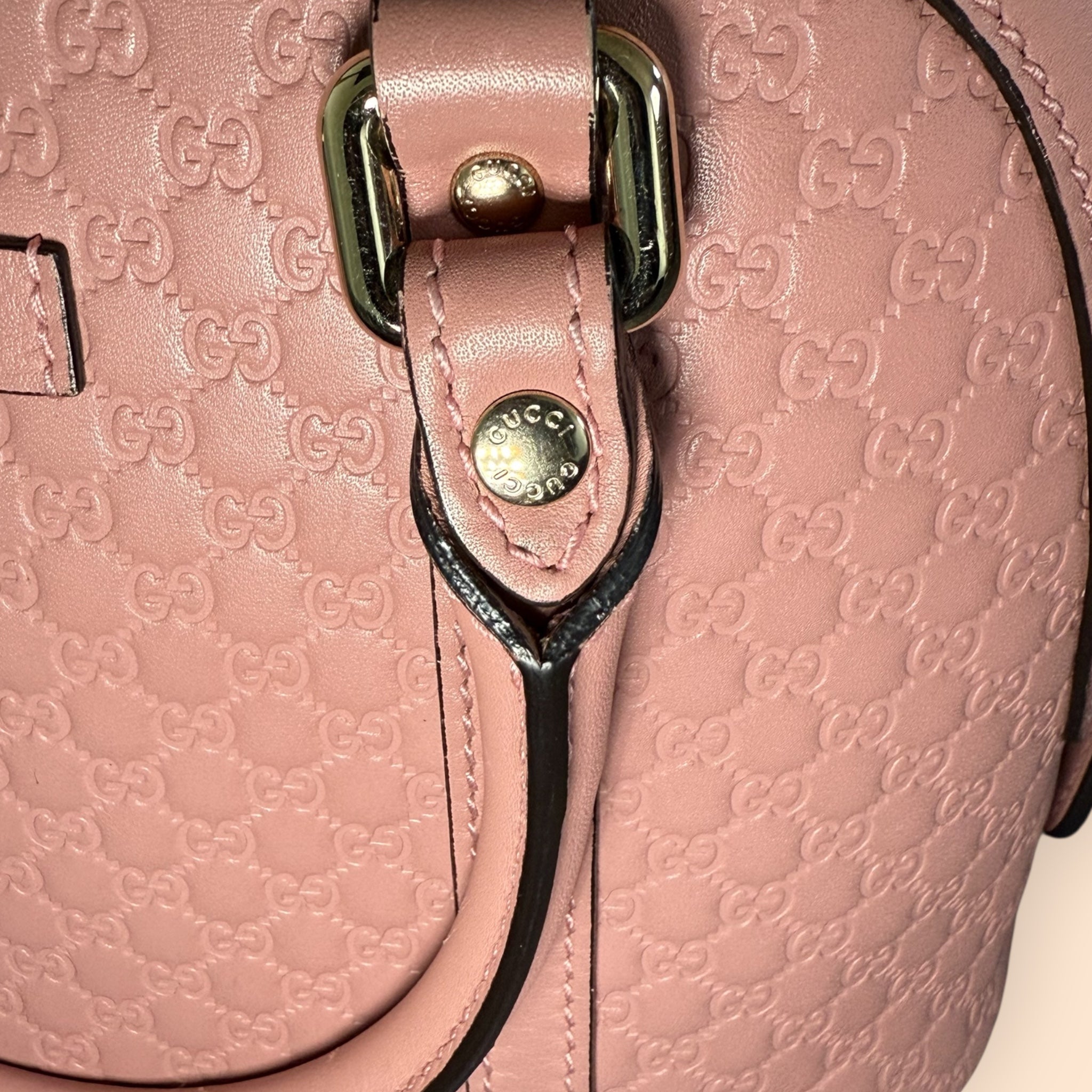 🌸 Gucci Microguccissima - Pink Dome Satchel