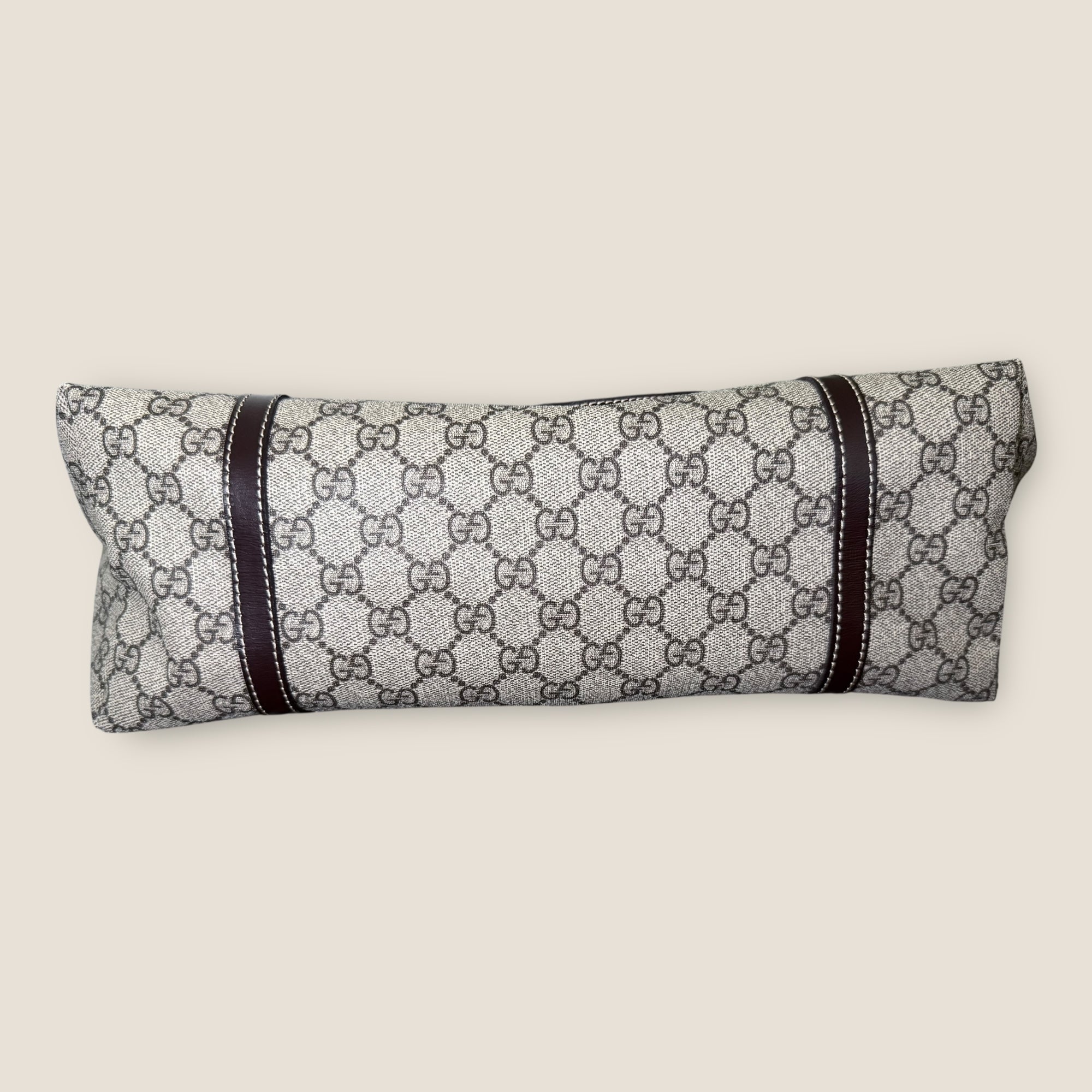 ♠️ Vintage Gucci Chocolate Canvas Tote