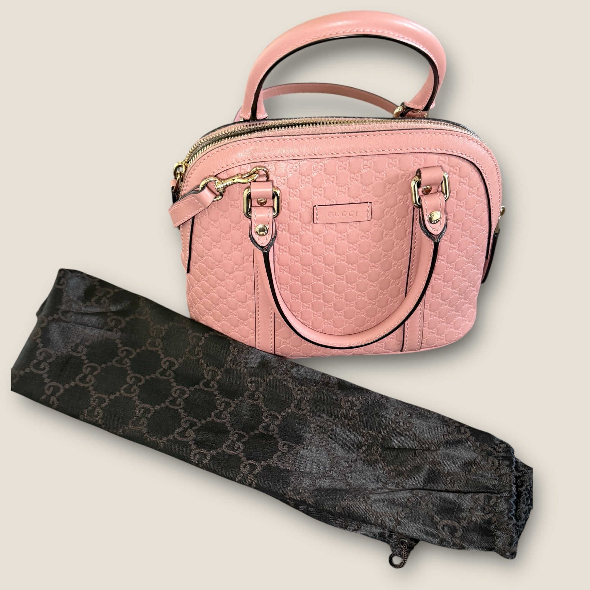 🌸 Gucci Microguccissima - Pink Dome Satchel
